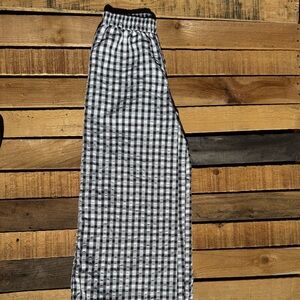 Sincerely Jules Women’s Black and White Checkered Pants